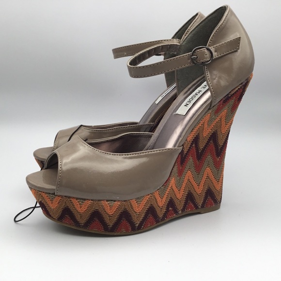 steve madden zig platform sandal